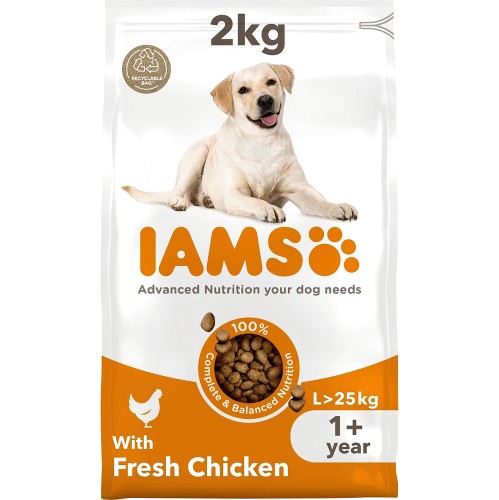 Iams for Vitality Adult >25kg with Chicken
