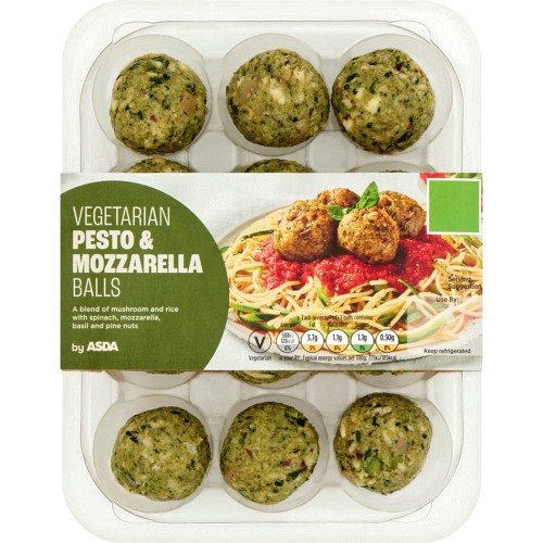 ASDA 8 Pesto & Mozzarella Pinwheels (8 x 11g) Compare Prices & Where