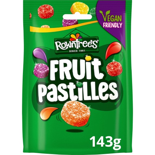 Rowntree's Fruit Pastilles Vegan Friendly Sweets Sharing Bag