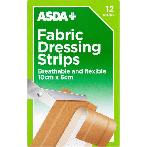 ASDA Fabric plaster strip x 12x10 (12 x 10cm, 6cm) Compare Prices