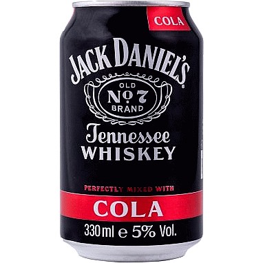 Jack Daniel's Tennessee Whiskey & Cola (330ml)