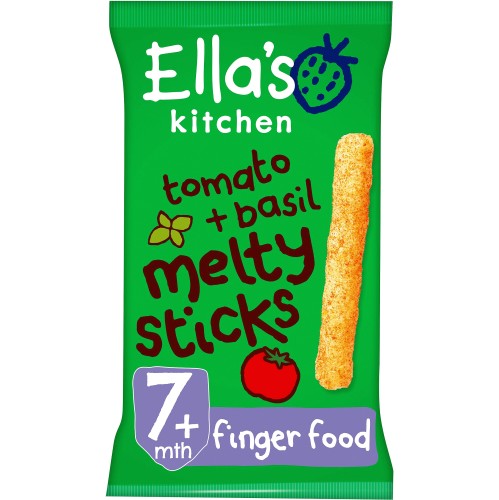 Organic Tomato and Basil Melty Sticks Baby Snack 7+ Months