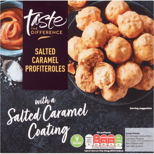 Sainsbury's Salted Caramel Profiteroles Taste the Difference (320g