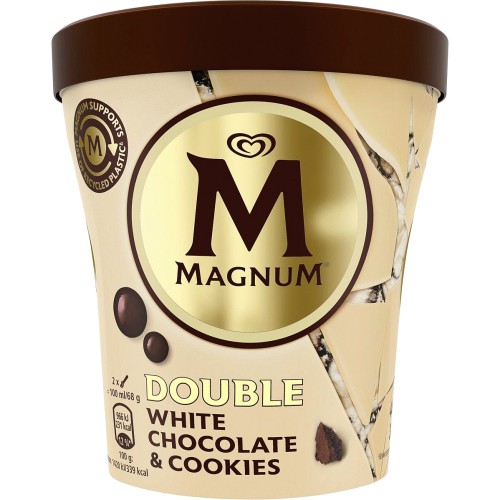 Magnum White Chocolate & Cookies Ice Cream (440ml)