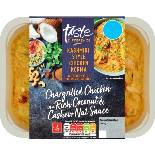 Sainsbury's Kashmiri Style Chicken Korma with Aromatic Saffron Pilau