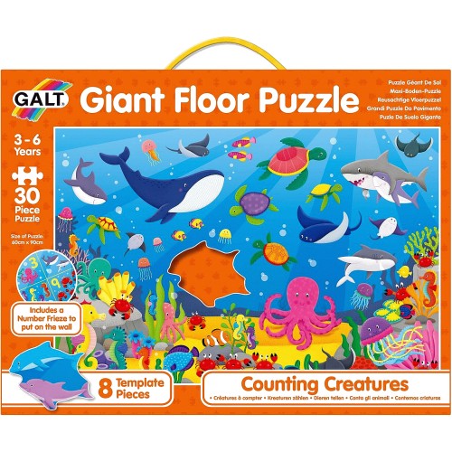 Galt Giant Floor Puzzles Counting Creatures