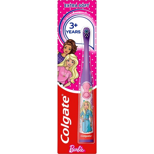 Kids Barbie Extra Soft Battery Toothbrush 3+ Years