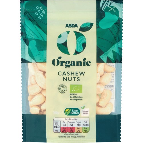 ASDA Organic Cashew Nuts (100g) Compare Prices & Where To Buy