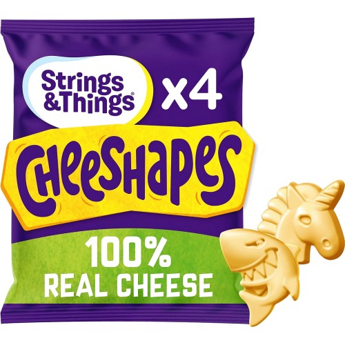 Strings & Things Cheese Shapes Quirkies (3 x 22.5g) Compare Prices