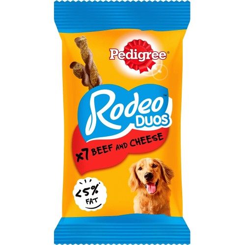 Rodeo Duos Adult Dog Treats Beef & Cheese 7 Chews