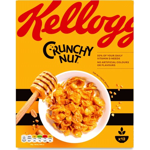Kellogg's Crunchy Nut Crunchy Peanut Butter (340g) Compare Prices