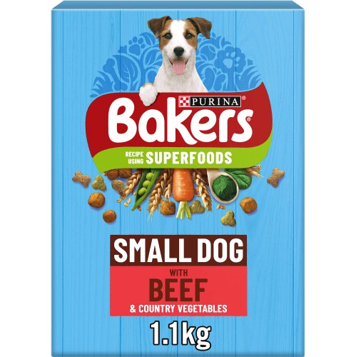 Small Dry Dog Food Beef and Veg