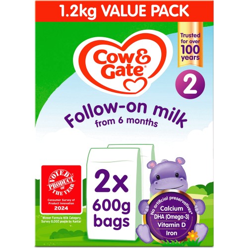 2 Follow-on Milk Powder 6-12 mths Big Pack