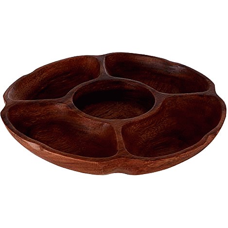 Premier Housewares Serving Dish Acacia Wood Natural 26x26 cm (4