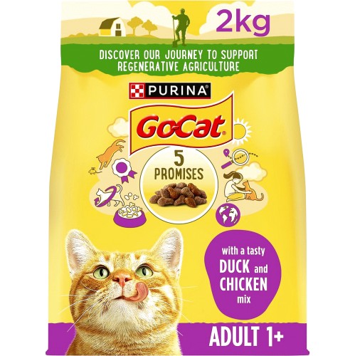 Go-Cat Adult Dry Cat Food Chicken and Duck