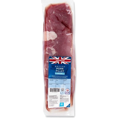 British Lean Pork Fillet Typically