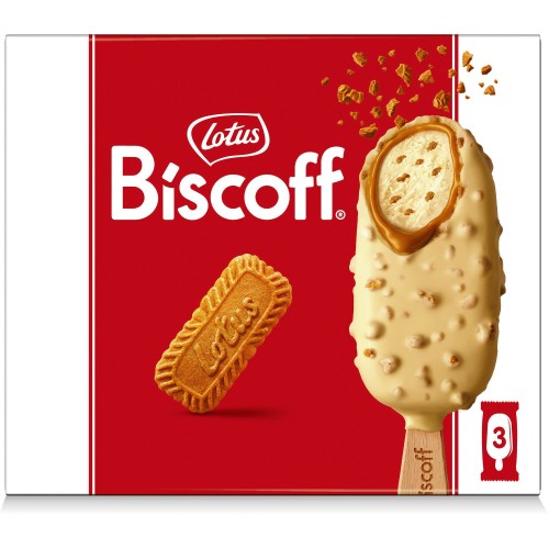 Biscoff Ice Cream Sticks 3x90