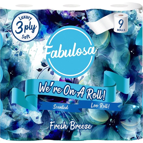 Fabulosa Fresh Breeze Toilet Tissue Rolls (9) Compare Prices & Where To Buy Trolley.co.uk