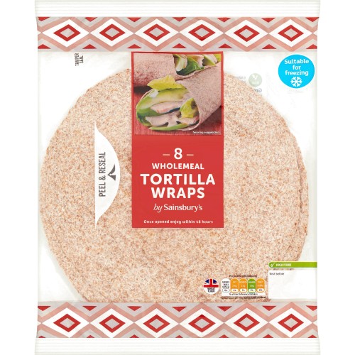 Wholemeal Tortilla Wraps