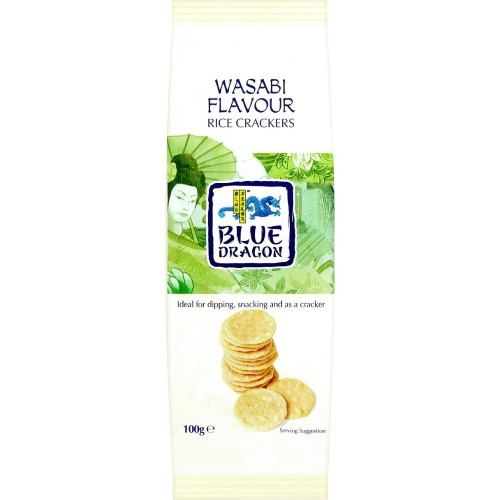 Blue Dragon Wasabi Rice Crackers (100g) Compare Prices & Where To Buy Trolley.co.uk