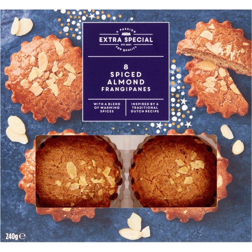 ASDA Extra Special 8 Spiced Almond Frangipanes (8) Compare Prices