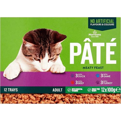 Morrisons Adult Cat Pate (12 x 100g) Compare Prices & Where To Buy