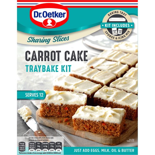 Dr. Oetker Carrot Cake Traybake Kit