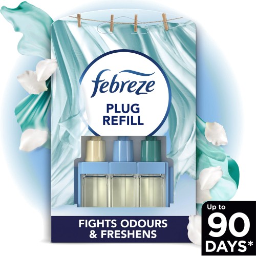 Ambi Pur Febreze 3Volution Air Freshener Plug-In Refill, Cotton Fresh 20ml