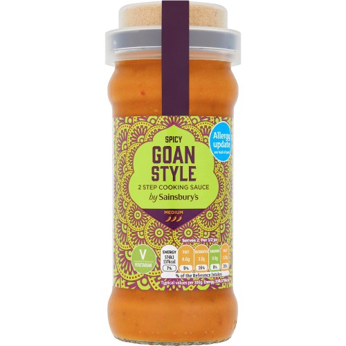 Sainsbury's Spicy Goan 2 Step Cooking Sauce (360g) Compare Prices