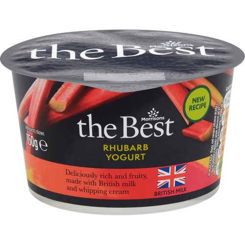 Morrisons The Best British Rhubarb Yogurt (150g) Compare Prices