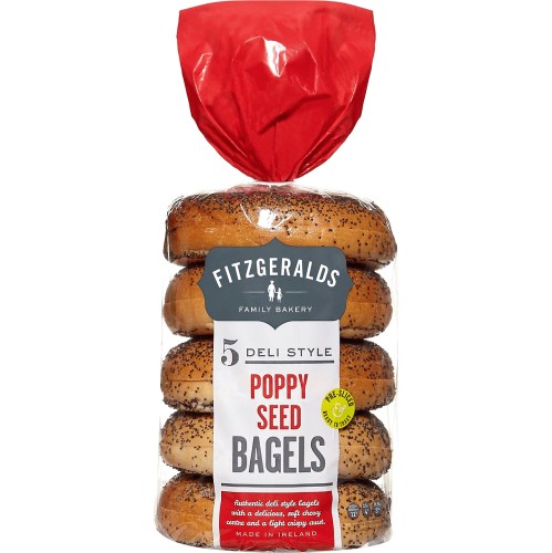 Fitzgeralds Poppy Seed Bagels