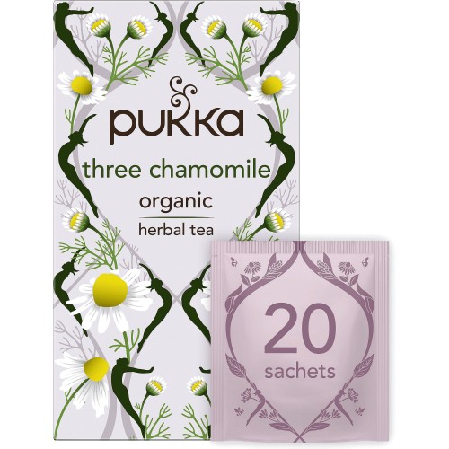 Pukka Organic 3 Chamomile 20 Tea Bags