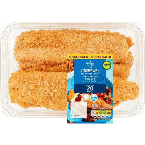 Morrisons Breaded Pollock Fillets (600g) Compare Prices & Where To