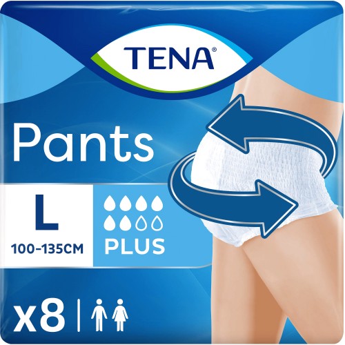 Tena Incontinence Pants Plus XL Bladder Weakness (12) - Compare Prices &  Where To Buy 