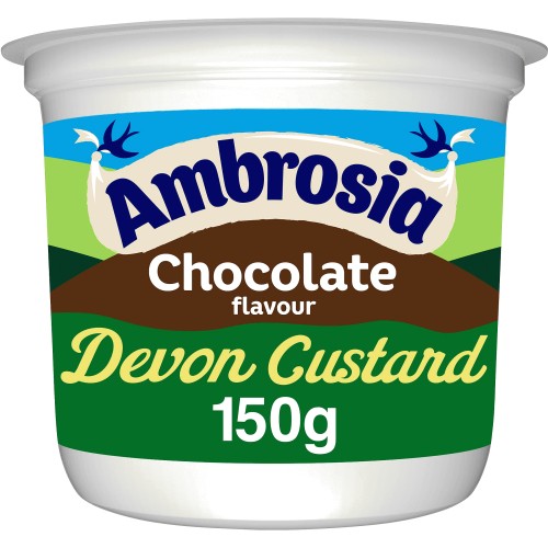 Chocolate Devon Custard Pot