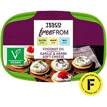 Tesco Free From Soft Cheese With Garlic & Herbs