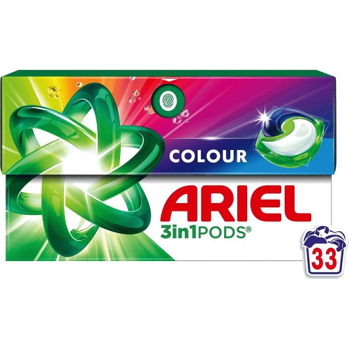 Ariel 3 in 1 Pods Colour Washing Tablets, 38 Washes by Ariel