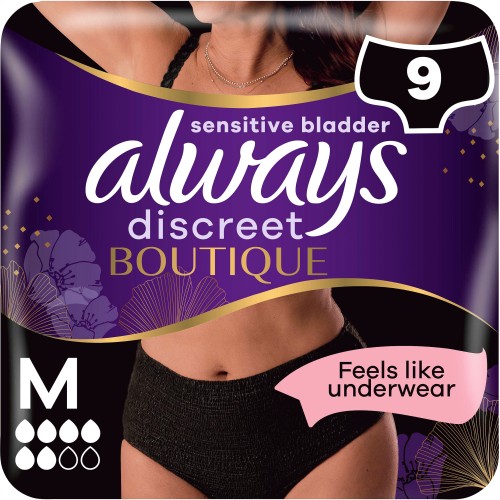 Always Discreet Underwear Incontinence Pants Normal Medium Women 12 (12) -  Compare Prices & Where To Buy 
