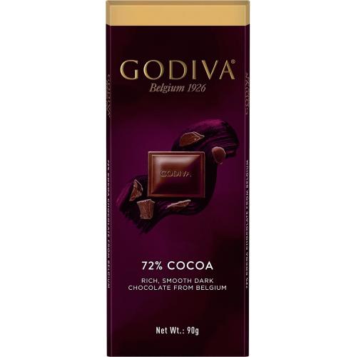 Pure Dark Chocolate 72% Cocoa Bar