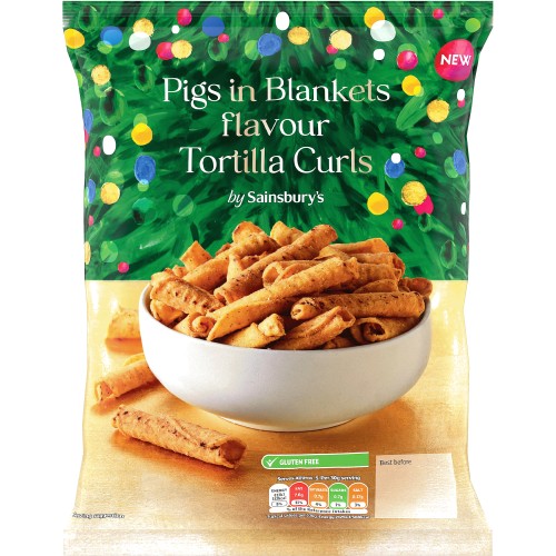 Sainsbury's Pigs in Blankets Flavour Tortilla Curls (150g) Compare