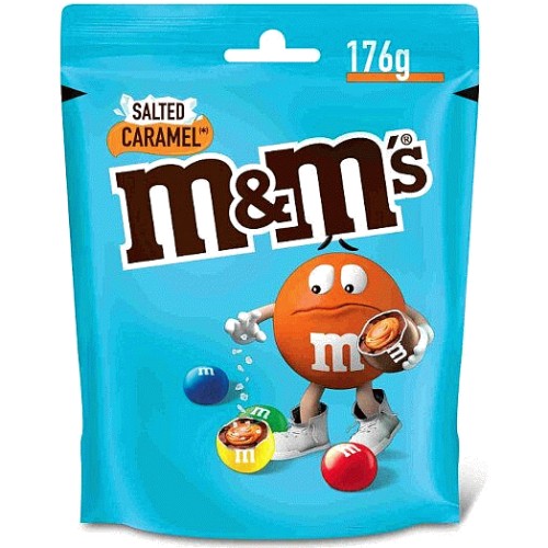 M&M's Crunchy Peanut & Milk Chocolate Bites Pouch Bag 125g