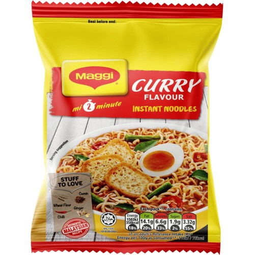 2 Minute Curry Noodles