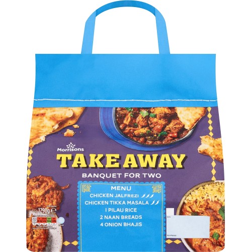 Morrisons Takeaway Jalfrezi Tikka Meal Bag (1290g) - Compare Prices ...