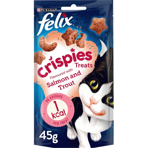 Crispies Cat Treats Salmon and Trout
