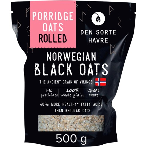 Ancient Grain Black Oat Rolled Porridge Oats