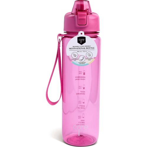 Core Kitchen Pink Motivational Sip Bottle (946ml) - Compare Prices ...