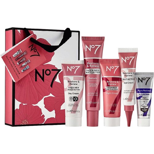 No7 Restore & Renew 5 Piece Gift Set Collection - Compare Prices ...