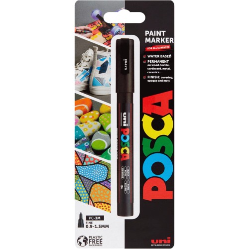 Posca set 8 colores pastel PC-3M 09-1.3mm