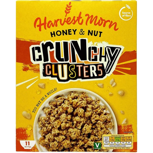 Harvest Morn Honey Nut Crunchy Cluster Cereal (500g) - Compare Prices &  Where To Buy 