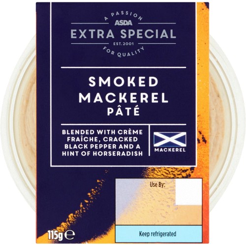 ASDA Extra Special Smoked Mackerel Pate (115g) Compare Prices & Where